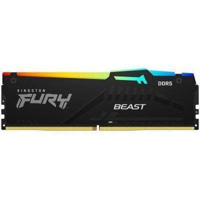 Пам'ять для настільних комп'ютерів Kingston FURY 32 GB (2x16GB) DDR5 5600 MHz Beast RGB (KF556C40BBAK2-32) 033748 фото