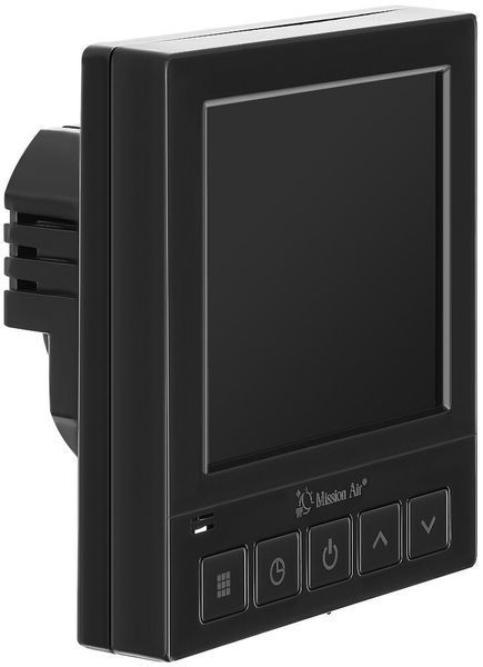 Пленка греющая инфракрасная MISSION AIR Black Silver PTC 160Вт/м2 30м2 шир50см + регулятор Taurus Черный e2065523 фото