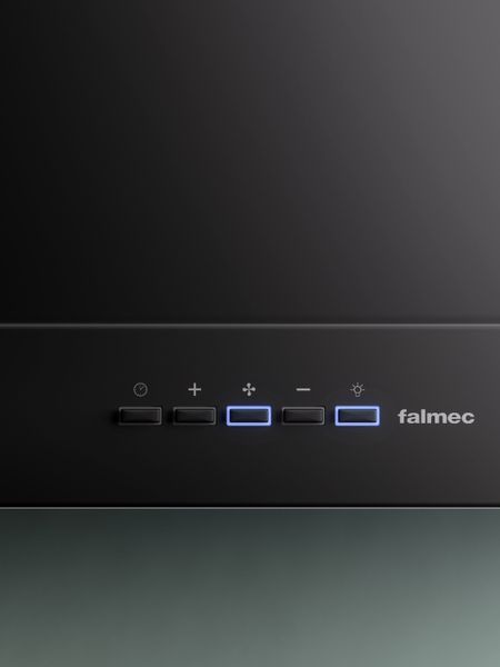 Витяжка FALMEC Mercurio Evo 90 Чорна 580 м3/год 65 дБ клас B 2020386 фото