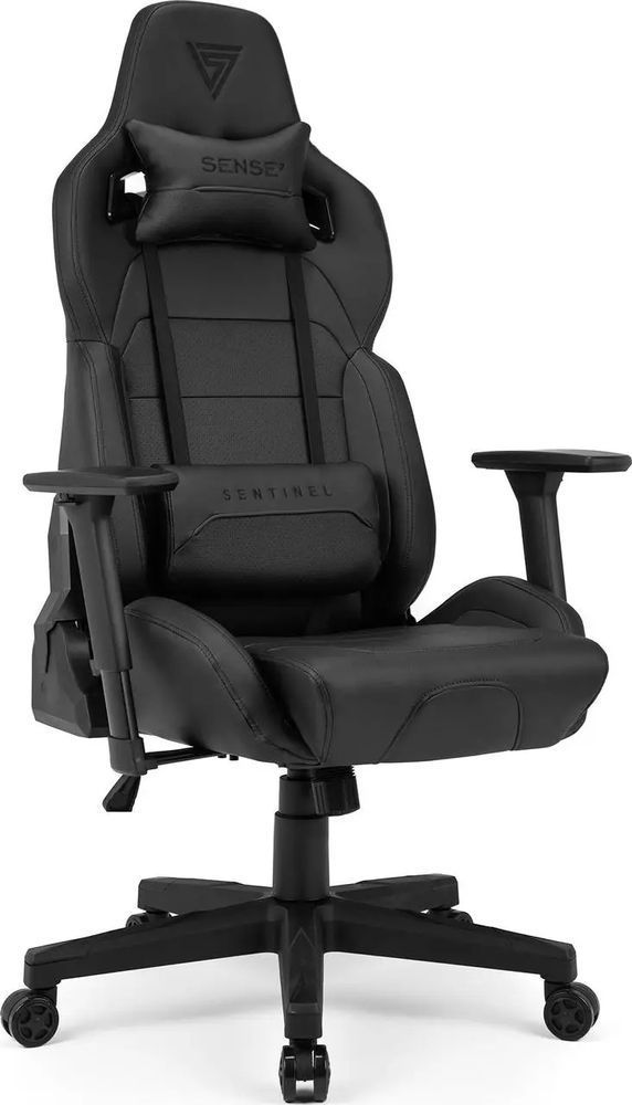 Компьютерное кресло для геймера Sense7 Sentinel Black 019135 фото