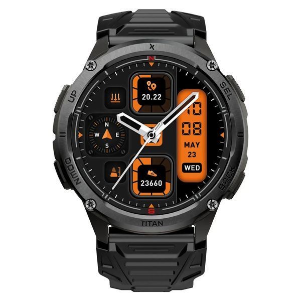 Смарт-часы Maxcom Fit FW111 Titan Chronos Black 614207 фото