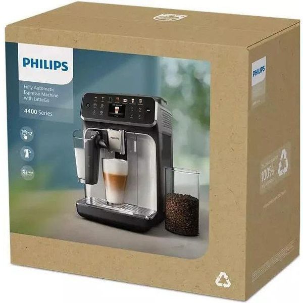 Кофемашина автоматическая Philips Series 4400 LatteGo EP4443/70 016534 фото