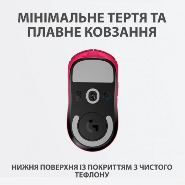 Миша Logitech G Pro X Superlight Wireless Magenta (910-005956) 024022 фото