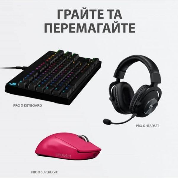 Миша Logitech G Pro X Superlight Wireless Magenta (910-005956) 024022 фото