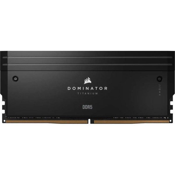 Пам'ять для настільних комп'ютерів Corsair 32 GB (2x16GB) DDR5 6000 MHz Dominator Titanium RGB Black (CMP32GX5M2B6000C30) 027804 фото