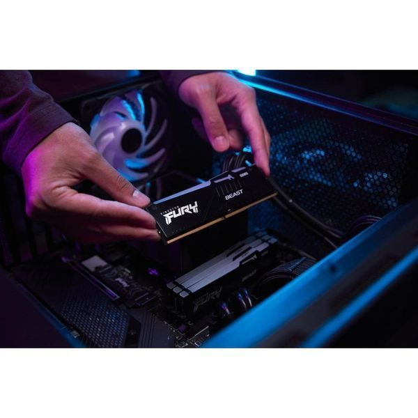 Пам'ять для настільних комп'ютерів Kingston FURY 32 GB (2x16GB) DDR5 5600 MHz Beast RGB (KF556C40BBAK2-32) 033748 фото