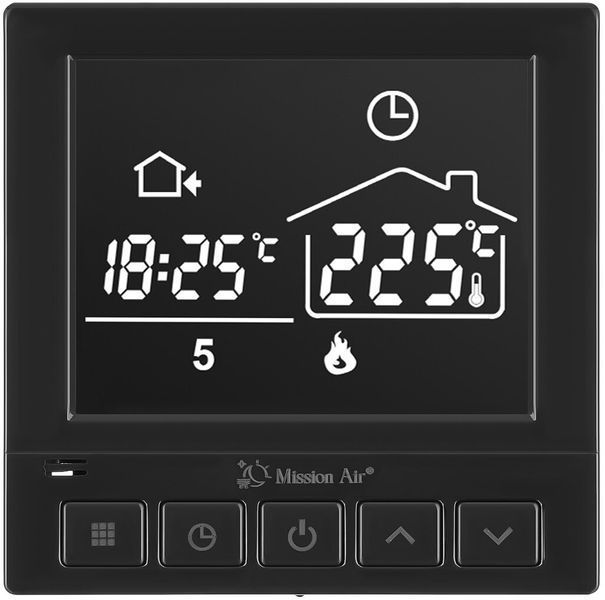 Пленка греющая инфракрасная MISSION AIR Black Silver PTC 160Вт/м2 30м2 шир50см + регулятор Taurus Черный e2065523 фото