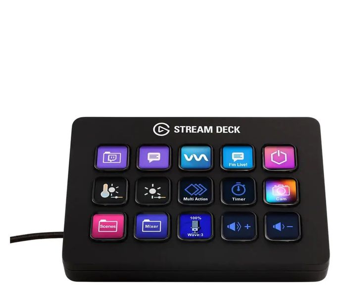 Контроллер для стриминга Elgato Stream Deck MK.2 Black (10GBA9901) 348497 фото