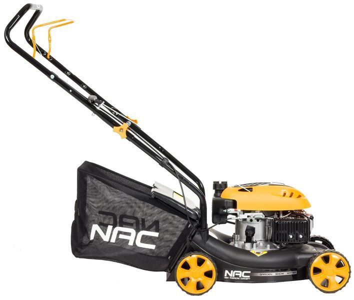 Косилка бензиновая NAC LP40-79-PL-SB, 410 мм, 79.6 см&sup3;, 1.3 кВт, корзина 40 л 404475 фото