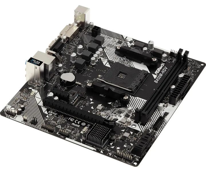 Материнская плата ASRock B450M-HDV R4.0 393545 фото