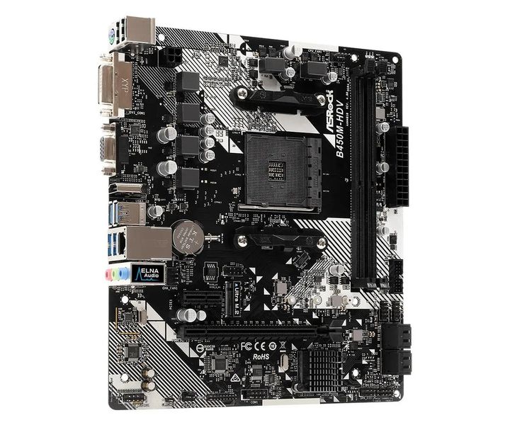 Материнская плата ASRock B450M-HDV R4.0 393545 фото