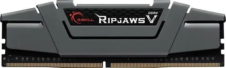 Пам'ять для настільних комп'ютерів G.Skill 16 GB (2x8GB) DDR4 3200 MHz Ripjaws V Gunmetal Gray (F4-3200C16D-16GVGB) 337454ua фото