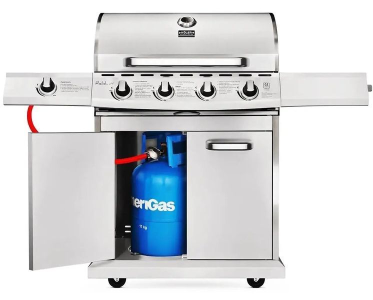 Гриль газовый стационарный Koler Relish v4 Silver 012230 фото