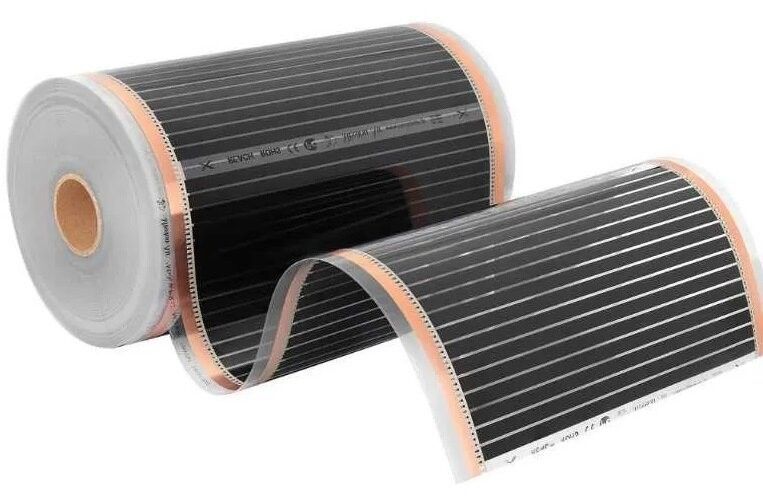 Пленка греющая инфракрасная MISSION AIR Black Silver PTC 160Вт/м2 30м2 шир50см + регулятор Taurus Черный e2065523 фото