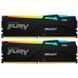 Память для настольных компьютеров Kingston FURY 64GB (2x32GB) DDR5 6000MHz Beast RGB EXPO (KF560C36BBEAK2-64) 033848 фото 1
