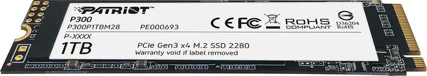 SSD накопичувач Patriot P300 1 TB (P300P1TBM28) 462787ua фото