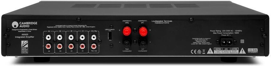 Підсилювач CAMBRIDGE AUDIO AXA25 Сріблястий 438594 фото