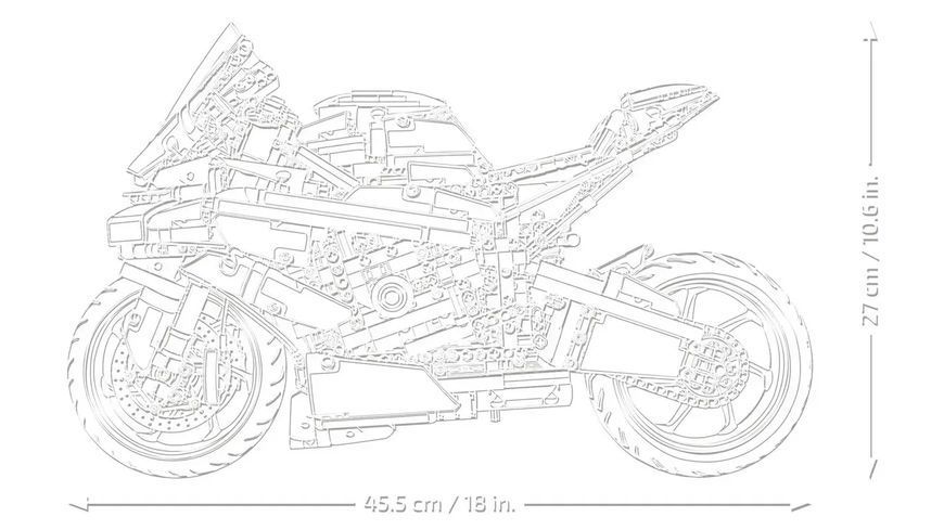 Авто-конструктор LEGO Technic BMW M 1000 RR (42130) 613485 фото