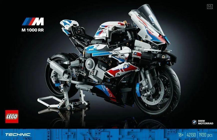 Авто-конструктор LEGO Technic BMW M 1000 RR (42130) 613485 фото