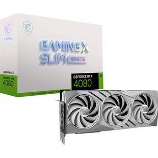 Видеокарта MSI GeForce RTX 4080 16GB GAMING X SLIM WHITE (912-V511-201) 014009 фото
