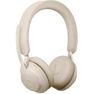 Наушники с микрофоном JABRA Evolve 2 65 MS Stereo Beige (26599-999-998) 029547 фото