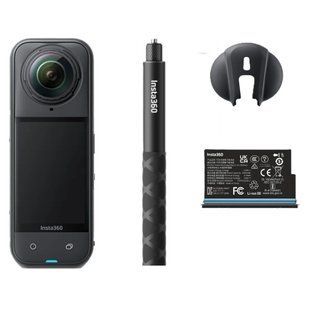 Сферическая камера INSTA360 X5 Starter Bundle с аксессуарами, видео 360&deg; в разрешении 8K/30 кадров в секунду, матрица 1/1.28" 2101767 фото