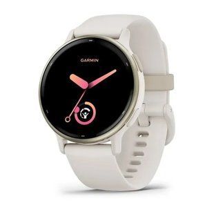 Смарт-часы Garmin Vivoactive 5 Cream Gold Aluminum Bezel with Ivory Case and Silicone Band (010-02862-11/5B) 613093 фото