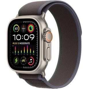 Смарт-годинник Apple Watch Ultra 2 GPS + Cellular 49mm Titanium Case with Blue/Black Trail Loop - S/M (MRF53) 035256 фото