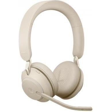 Навушники з мікрофоном JABRA Evolve 2 65 MS Stereo Beige (26599-999-998) 029547 фото