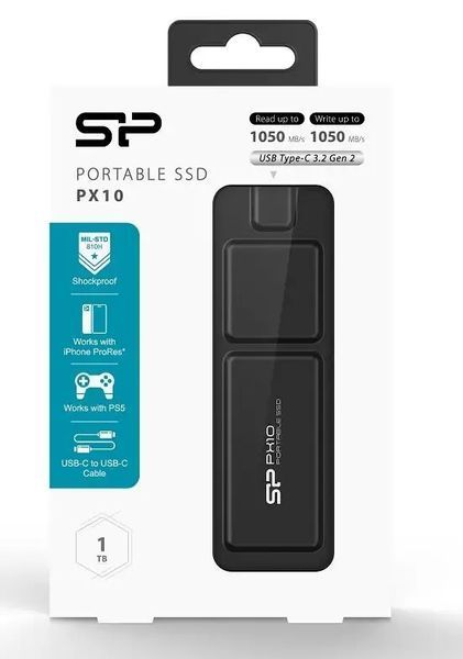 SSD накопитель Silicon Power PX10 1 TB Black (SP010TBPSDPX10CK) 001748 фото