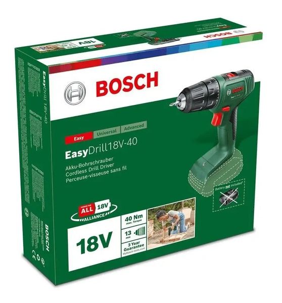 Шурупокрут Bosch Easydrill 18V-40 (06039D8000) 377629 фото