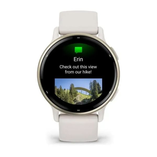 Смарт-часы Garmin Vivoactive 5 Cream Gold Aluminum Bezel with Ivory Case and Silicone Band (010-02862-11/5B) 613093 фото