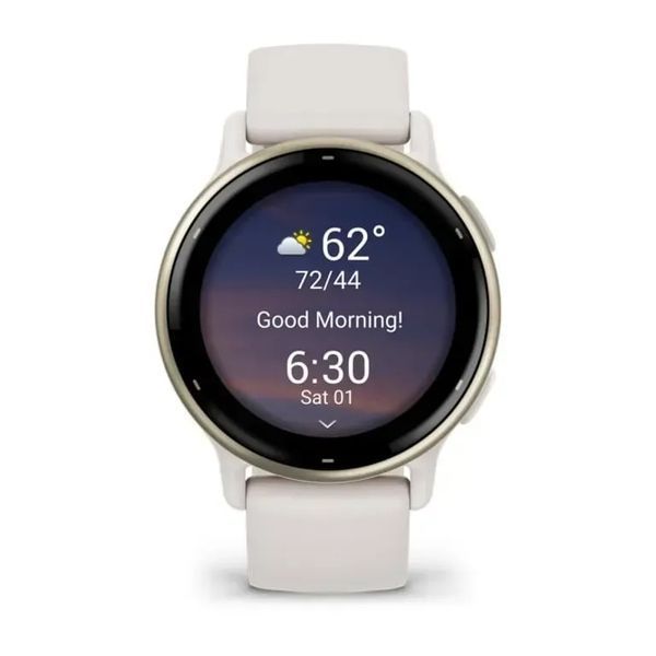Смарт-часы Garmin Vivoactive 5 Cream Gold Aluminum Bezel with Ivory Case and Silicone Band (010-02862-11/5B) 613093 фото