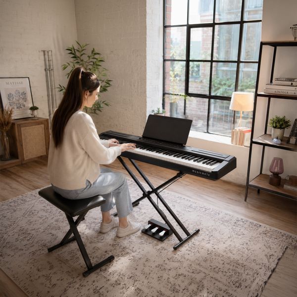 Цифрове піаніно MUSICMATE MM-P30-B ConcertoGo Чорний 2119786 фото