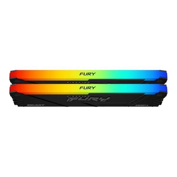 Память для настольных компьютеров Kingston Fury 64GB (2х32GB) DDR4 3200MHz Beast RGB (KF432C16BB2AK2/64) 033056 фото