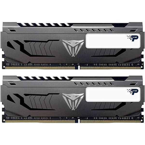 Пам'ять для настільних комп'ютерів PATRIOT 64 GB (2x32GB) DDR4 3600 MHz Viper Steel (PVS464G360C8K) 033899 фото