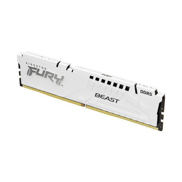 Пам'ять для настільних комп'ютерів Kingston Fury 32 GB DDR5 5600 MHz Beast White Expo (KF556C36BWE-32) 033126 фото