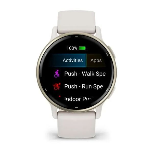 Смарт-часы Garmin Vivoactive 5 Cream Gold Aluminum Bezel with Ivory Case and Silicone Band (010-02862-11/5B) 613093 фото