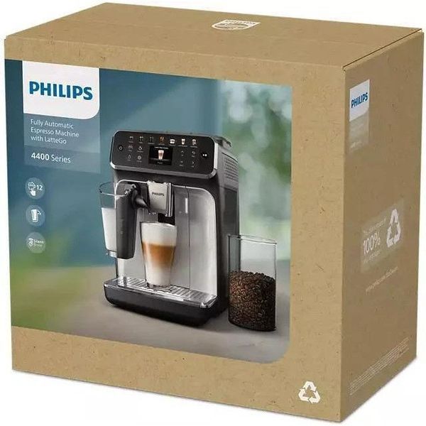 Кофемашина автоматическая Philips Series 4400 LatteGo EP4449/70 016535 фото