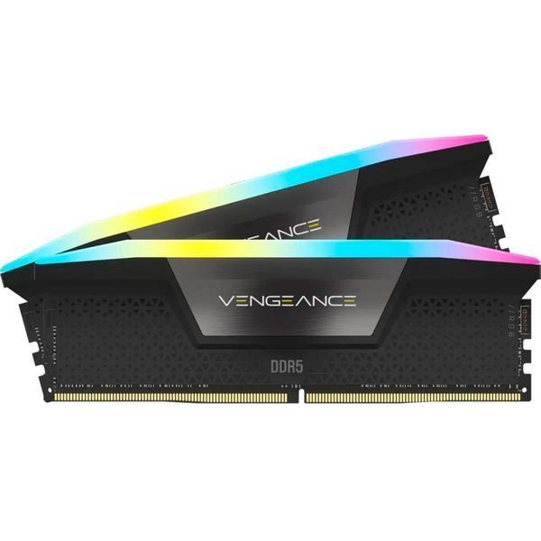 Пам'ять для настільних комп'ютерів Corsair 32 GB (2x16GB) DDR5 6000 MHz Vengeance RGB (CMH32GX5M2B6000C40) 027805 фото