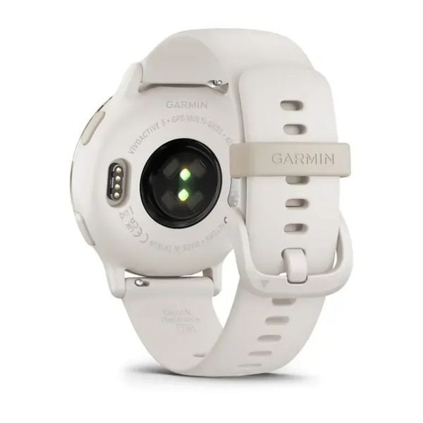 Смарт-часы Garmin Vivoactive 5 Cream Gold Aluminum Bezel with Ivory Case and Silicone Band (010-02862-11/5B) 613093 фото