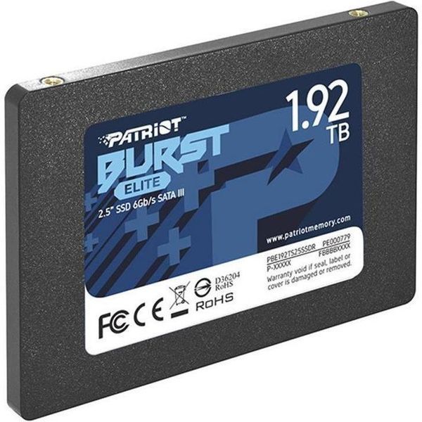 SSD накопитель PATRIOT Burst Elite 1.92 TB (PBE192TS25SSDR) 001966 фото
