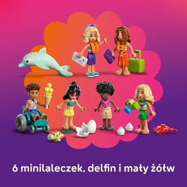 Блоковий конструктор LEGO Friends Пляжний курорт для сімейного відпочинку (42673) 613382 фото