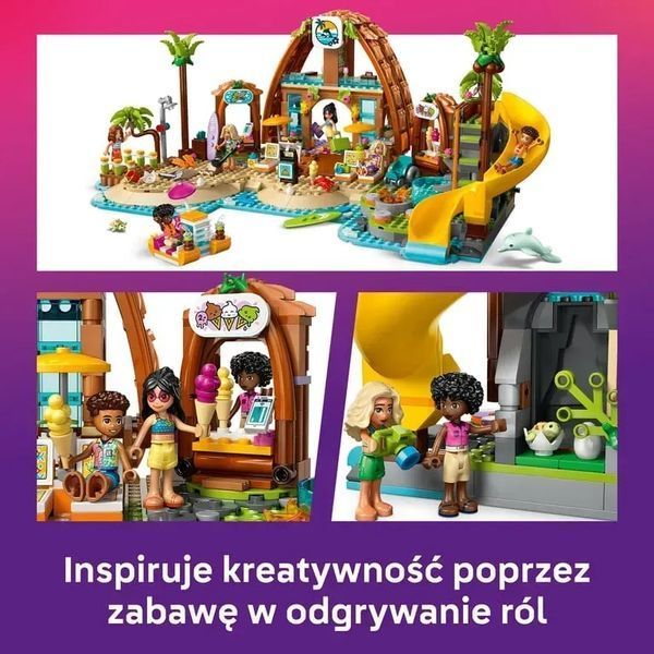 Блоковий конструктор LEGO Friends Пляжний курорт для сімейного відпочинку (42673) 613382 фото
