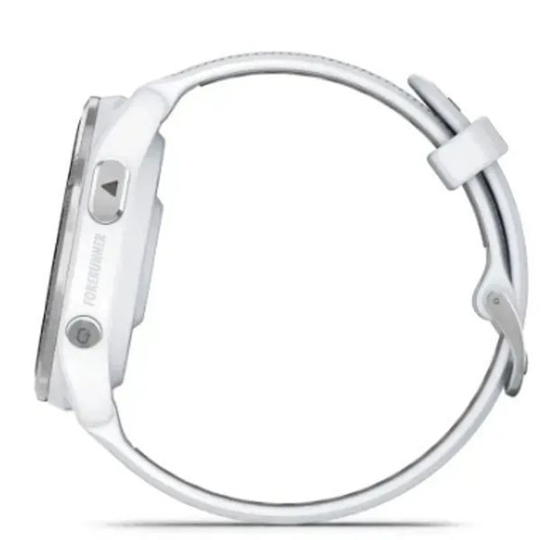 Смарт-часы Garmin Forerunner 965 Titanium Bezel w. Whiteston Case and Whiteston/Powder Gray S. Band (010-02809-01/11/8) 613073 фото
