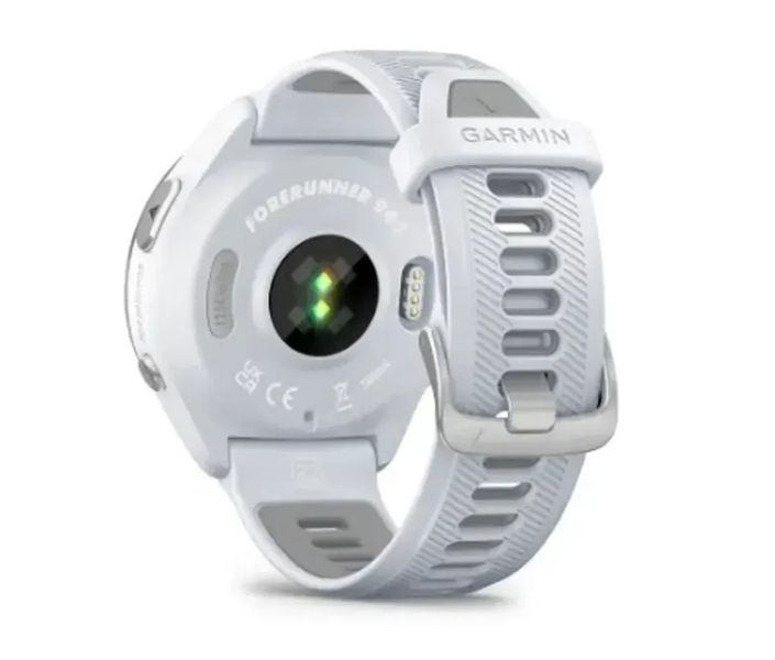 Смарт-часы Garmin Forerunner 965 Titanium Bezel w. Whiteston Case and Whiteston/Powder Gray S. Band (010-02809-01/11/8) 613073 фото