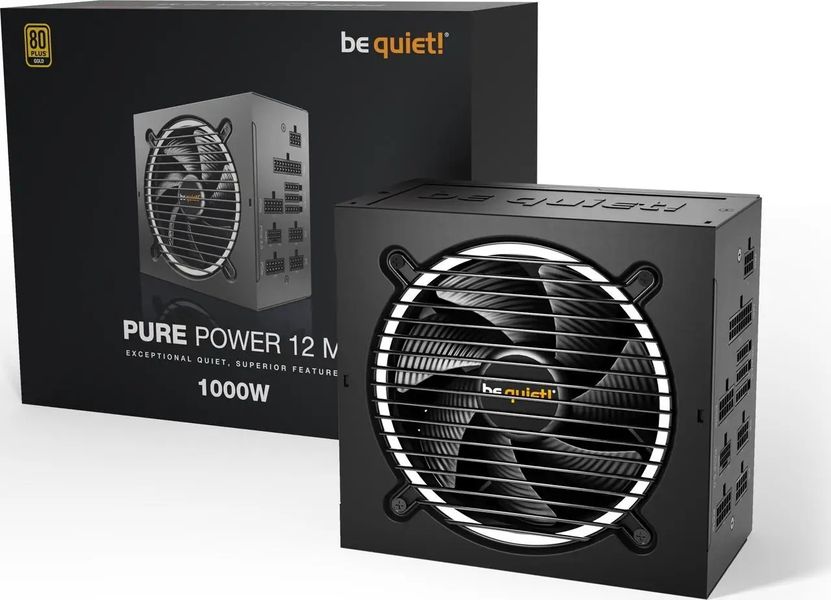 Блок питания be quiet! Pure Power 12 M 1000W (BN345) 470366 фото