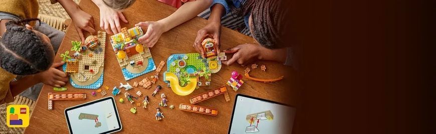 Блоковий конструктор LEGO Friends Пляжний курорт для сімейного відпочинку (42673) 613382 фото