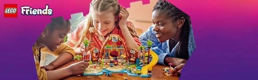 Блоковий конструктор LEGO Friends Пляжний курорт для сімейного відпочинку (42673) 613382 фото