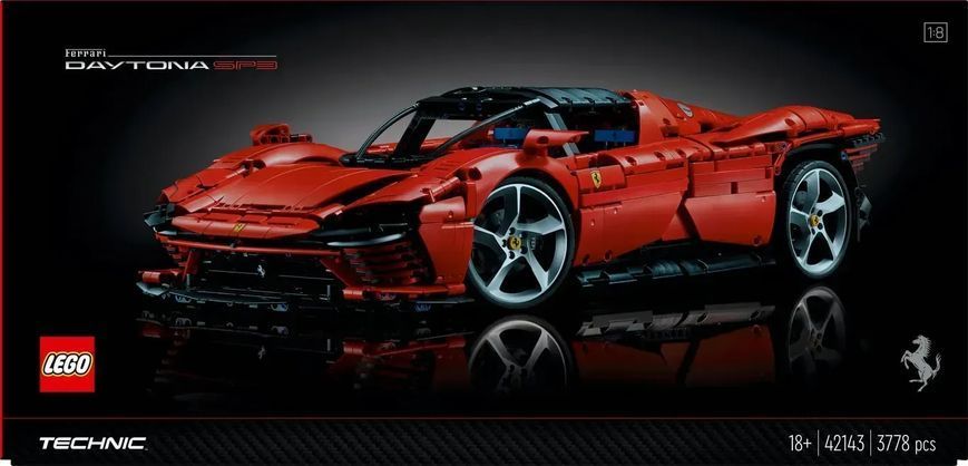 Авто-конструктор LEGO Technic Ferrari Daytona SP3 (42143) 613519 фото